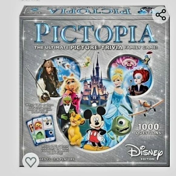 NIB DISNEY PICTOPIA GAME - Picture 1 of 7